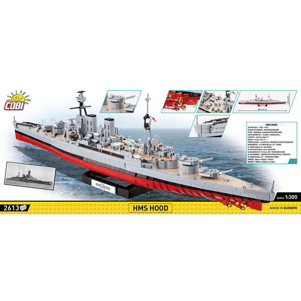 COBI 4830 - "HMS HOOD" - Bild 4 COBI 4830 - "HMS HOOD" - Bild 4