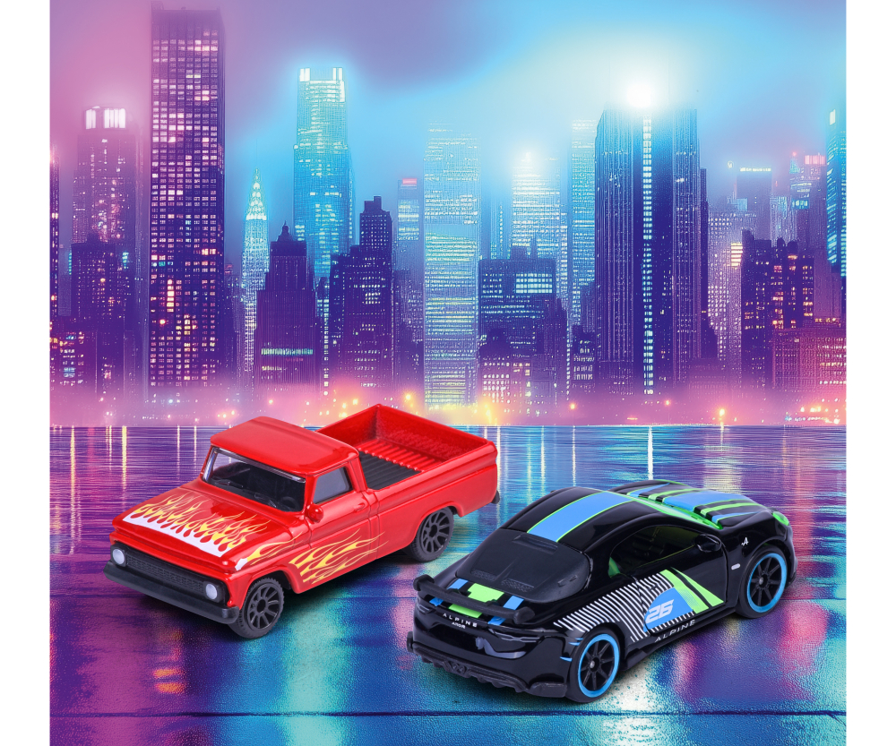 Majorette Neon Racer 9+4 Giftpack Majorette Neon Racer 9+4 Giftpack