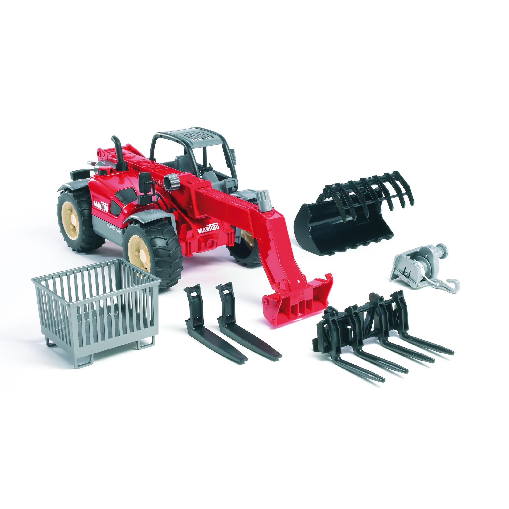 BRUDER 02125 - Manitou Teleskoplader MLT 633 - Bild 7