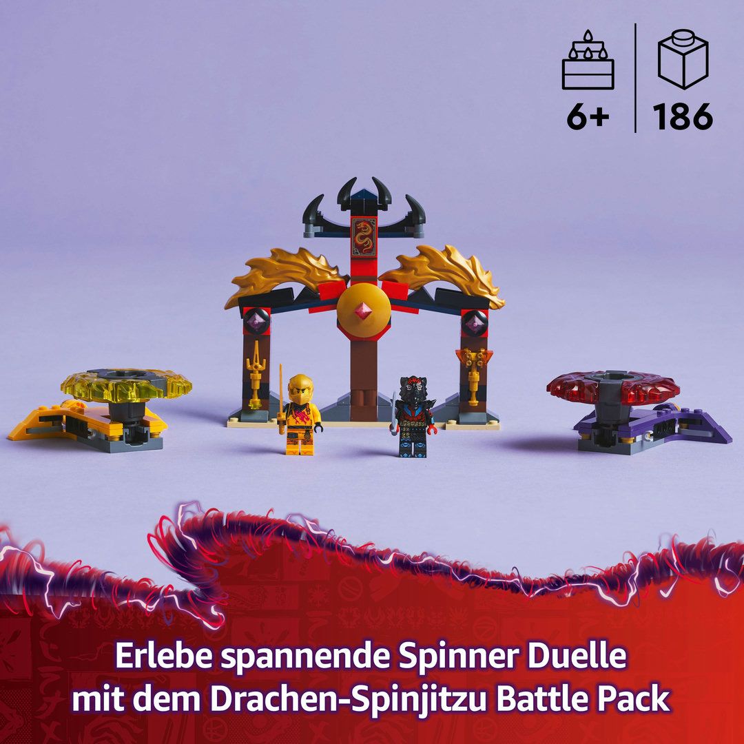 LEGO® NINJAGO® Drachen-Spinjitzu Battle Pack 71826 Werbung, Spielzeug, Person