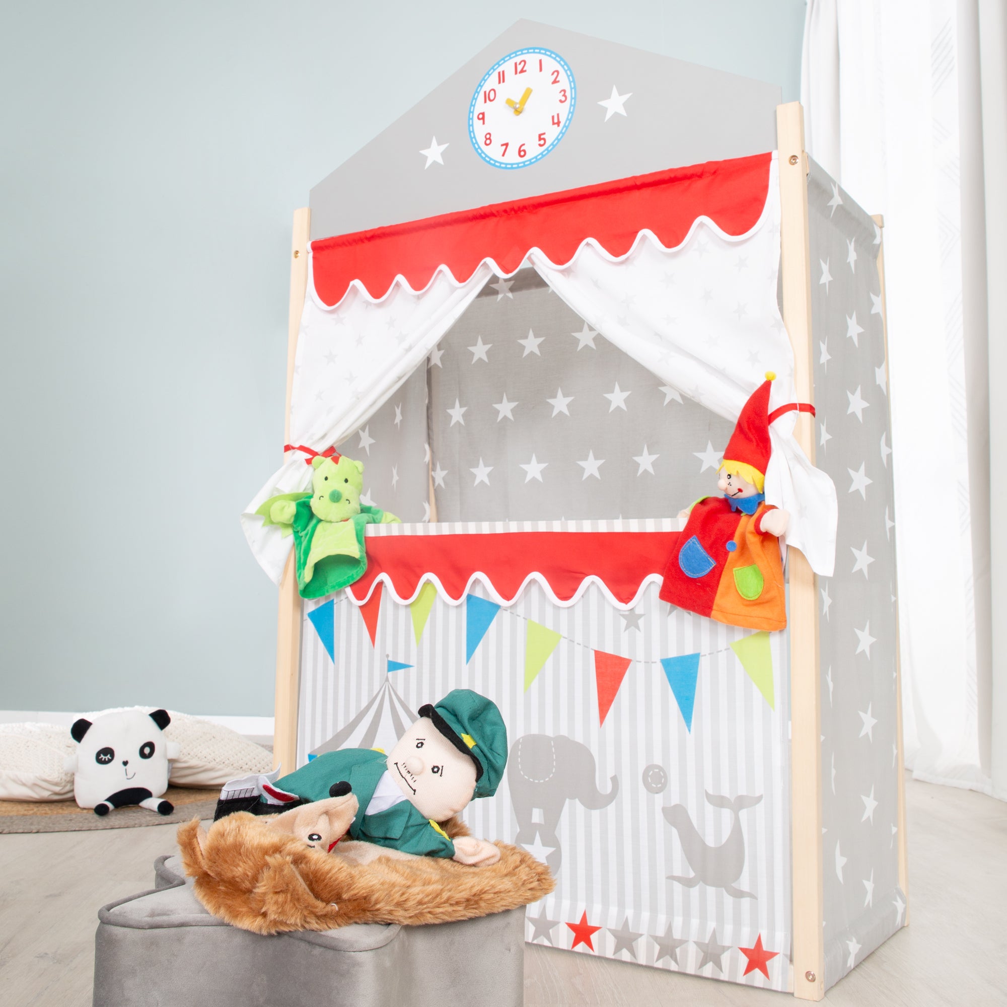 Roba 7104 Kaspertheater grau – Rollenspiel - Produktbild 8