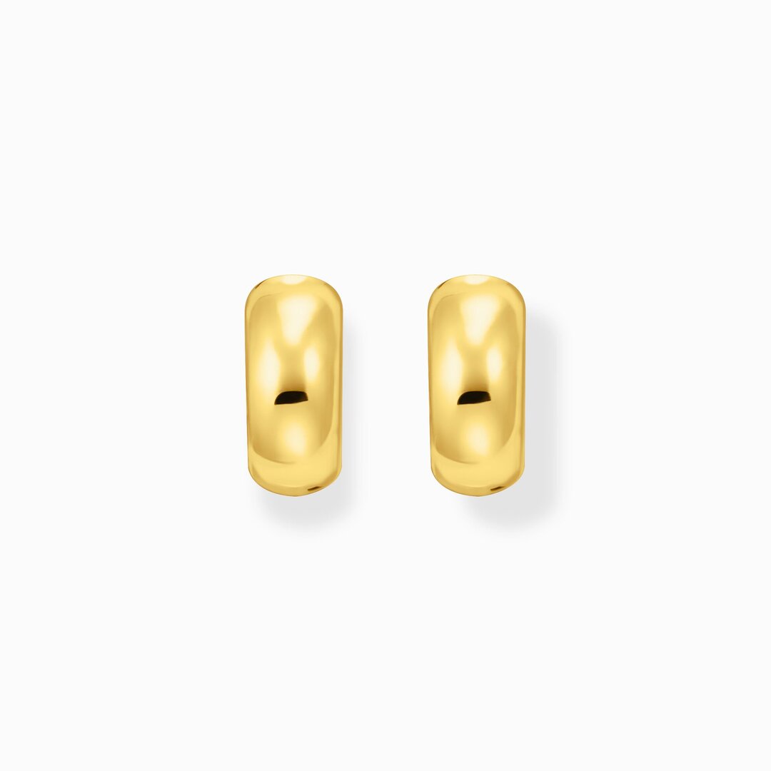 Thomas Sabo Ohrhänger Creolen Mini-Chunky-Form Vergoldet CR741-413-39 Gold