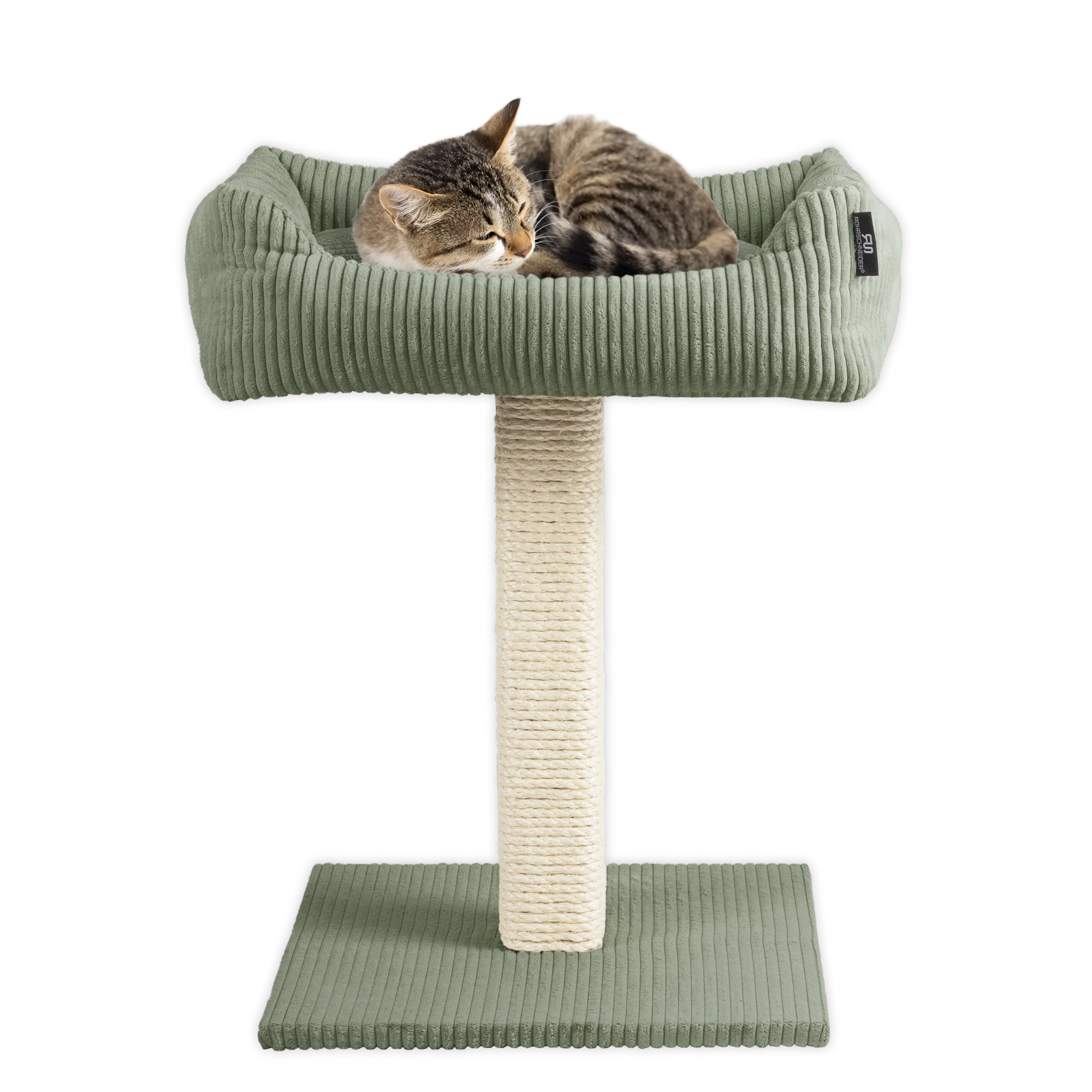 Rohrschneider RS 22376 Katzenbaum Kuschelsofa – Kratz- und Liegeelement