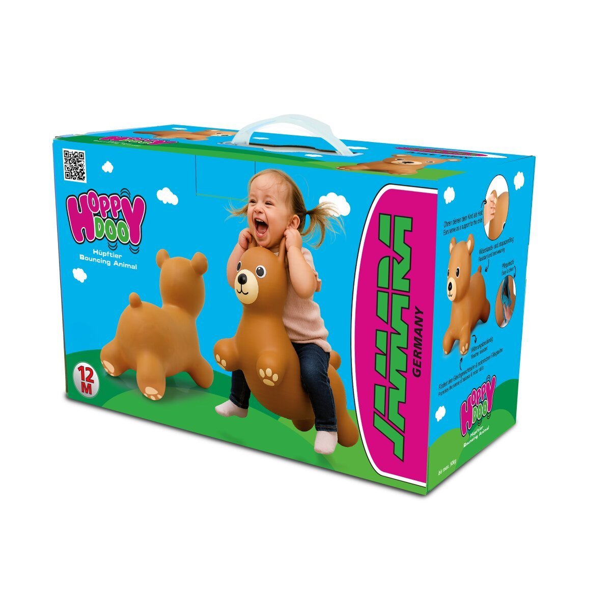 JAMARA Hüpftier Bär HoppyDoo mit Pumpe ab 12 Monaten JAMARA Hüpftier Bär HoppyDoo mit Pumpe ab 12 Monaten