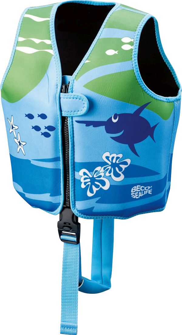 SEALIFE Schwimmweste blau/grün Größe S Bekleidung, Rettungsweste, Weste