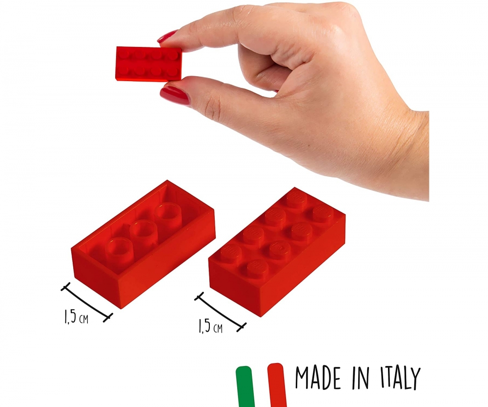 Androni Blox 1000 rote 4er Steine lose
