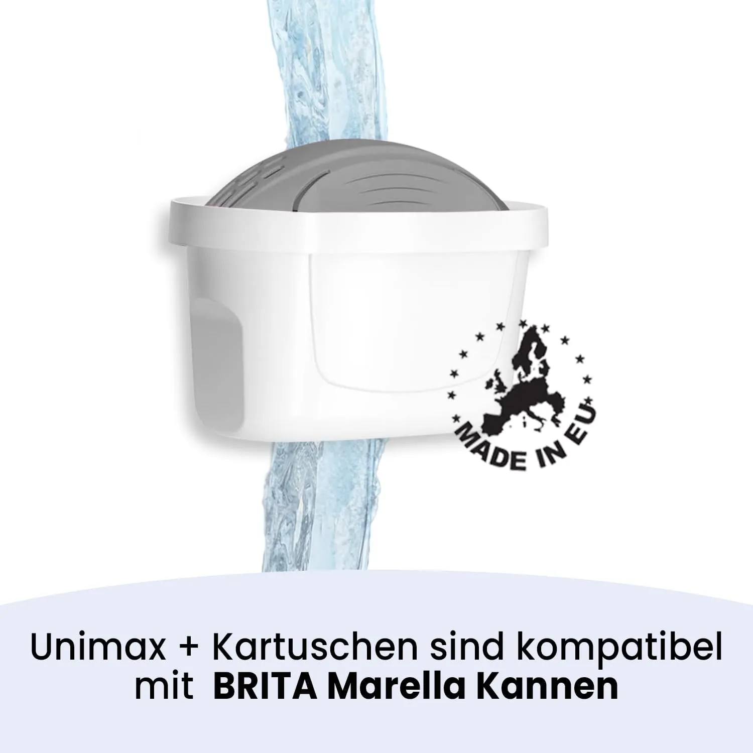 PEARLCO 262039 Protect+ Unimax Filterkartuschen – 3er Pack – für sehr hartes Wasser