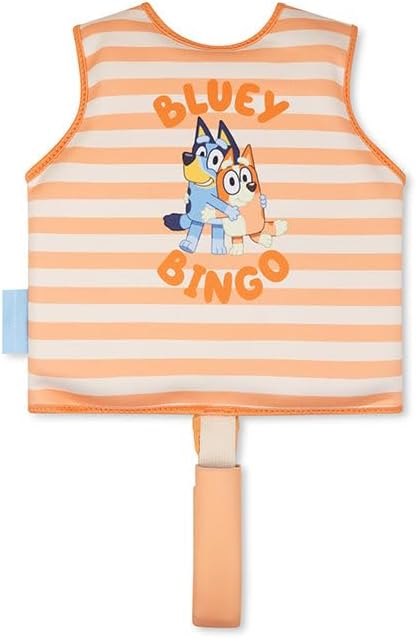 Bluey Swimming Vest 2-3 Jahre Bekleidung, Rettungsweste, Weste