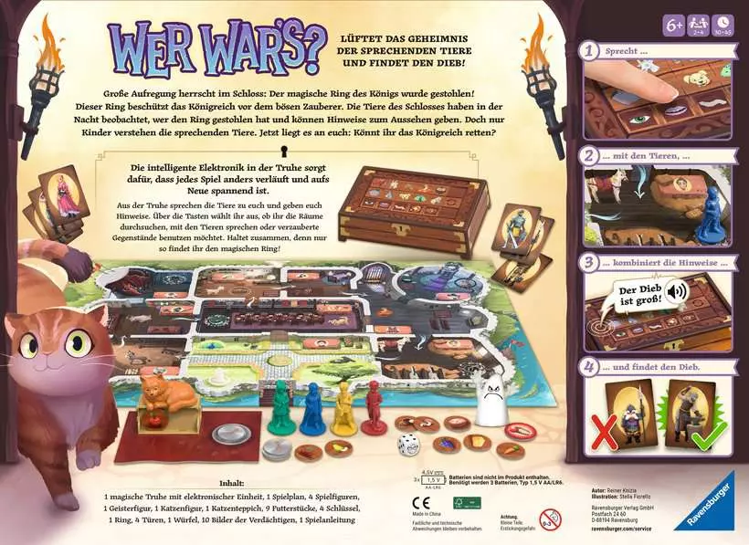 Ravensburger Kinderspiel 23494 - Wer war's? Ravensburger Kinderspiel 23494 - Wer war's?
