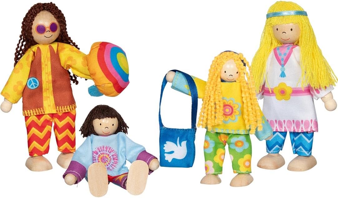 GOKI 51442 Biegepuppen Familie Love & Harmony - 12-teiliges Spielset GOKI 51442 Biegepuppen Familie Love & Harmony - 12-teiliges Spielset