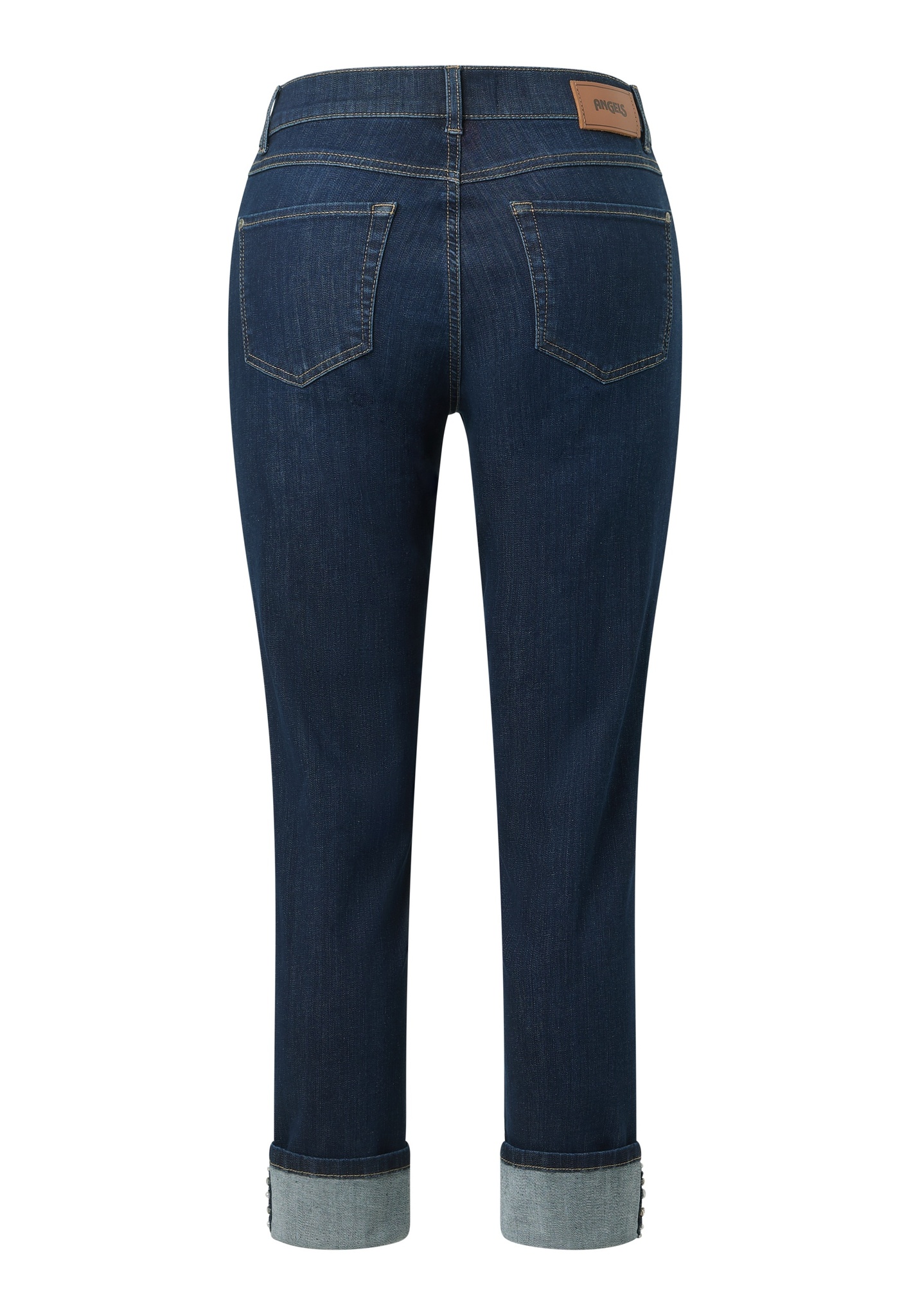 ANGELS 346346700 Damen Jeans Cira Glow 7/8 Slim Fit - Dunkelblau