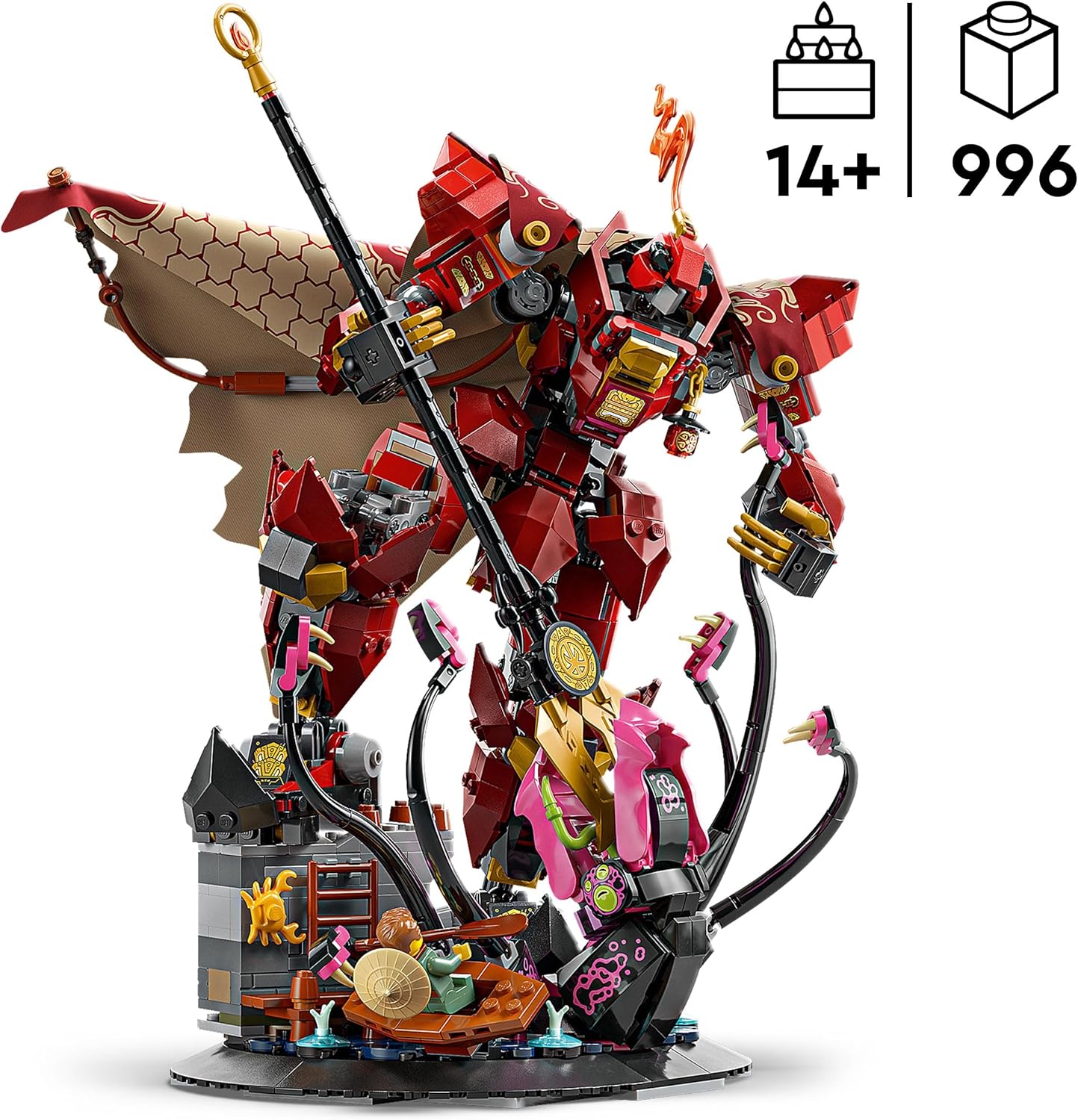 LEGO® NINJAGO® 71846 Der Feuerritter Mech