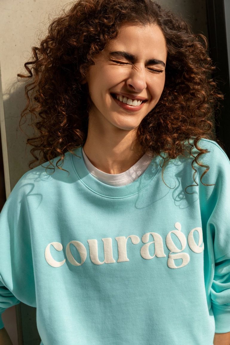SENSES 2602396911 Pullover SU: RI mit Print, Damen, Türkis SENSES 2602396911 Pullover SU: RI mit Print, Damen, Türkis