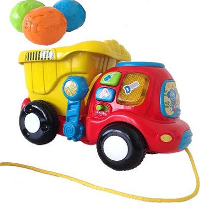 VTech Bunter Kipplaster Spielzeug, Rasen, Rasenmäher, Pflanze, Werkzeug