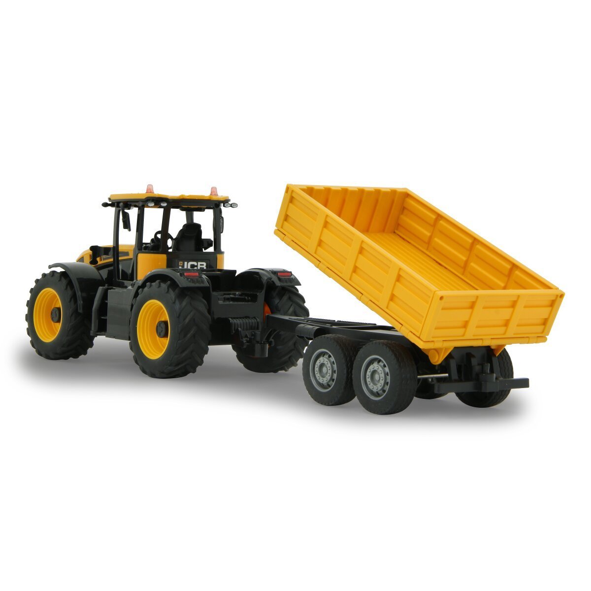 JAMARA JCB Fastrac Traktor mit Kippanhänger 1:24 2,4GHz ab 6 Jahren JAMARA JCB Fastrac Traktor mit Kippanhänger 1:24 2,4GHz ab 6 Jahren