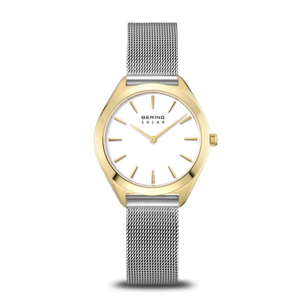Bering 17331-010 Damenuhr, Milanaise/Solar, Si/Go Bering 17331-010 Damenuhr, Milanaise/Solar, Si/Go