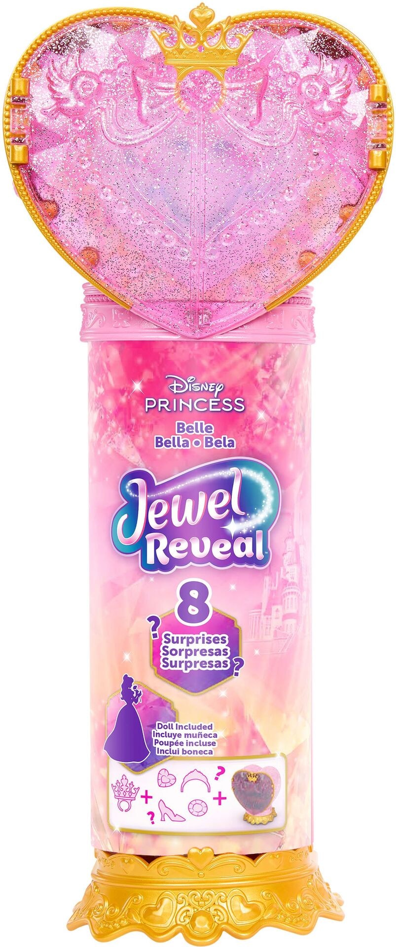 Disney Prinzessin Juwel Reveal Belle Puppe - Mattel - MATTEL JHL51 Puppe - Mattel - Disney Prinzessin Juwel Reveal Belle Puppe - Modell MATTEL JHL51