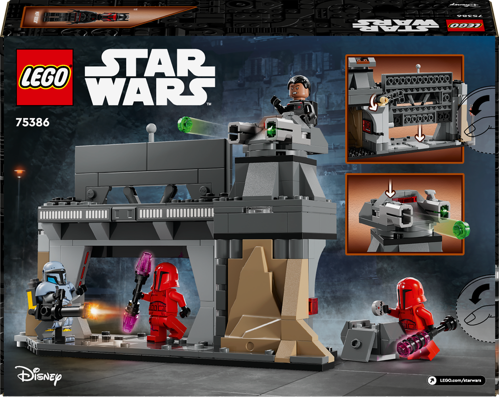 LEGO® Star Wars™ Duell zwischen Paz Vizsla™ und Moff Gideon™ 75386 Spielzeug, Person