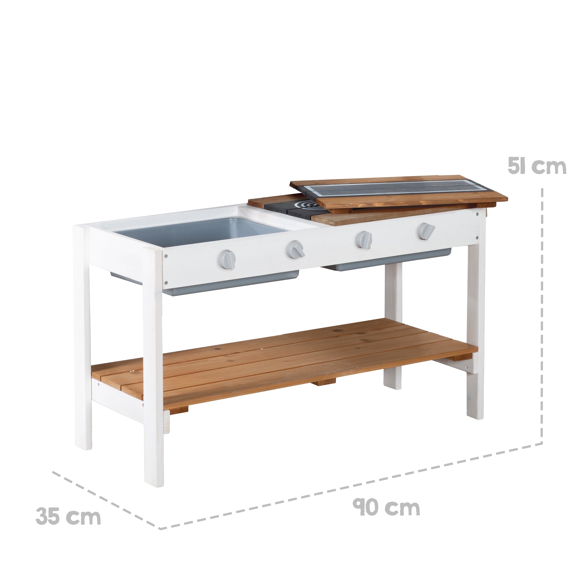 Roba 456066 Spielhaus mit Tischset & BBQ-Küche – Outdoor + - Bild 10 Roba 456066 Spielhaus mit Tischset & BBQ-Küche – Outdoor + - Produktbild 10