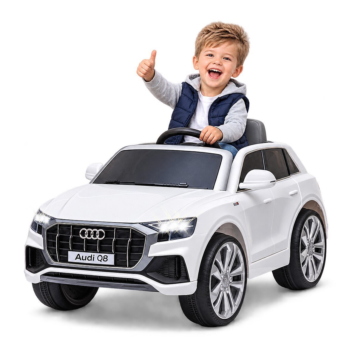 JAMARA Ride-on Audi Q8 weiß 12V ab 3 Jahren JAMARA Ride-on Audi Q8 weiß 12V ab 3 Jahren