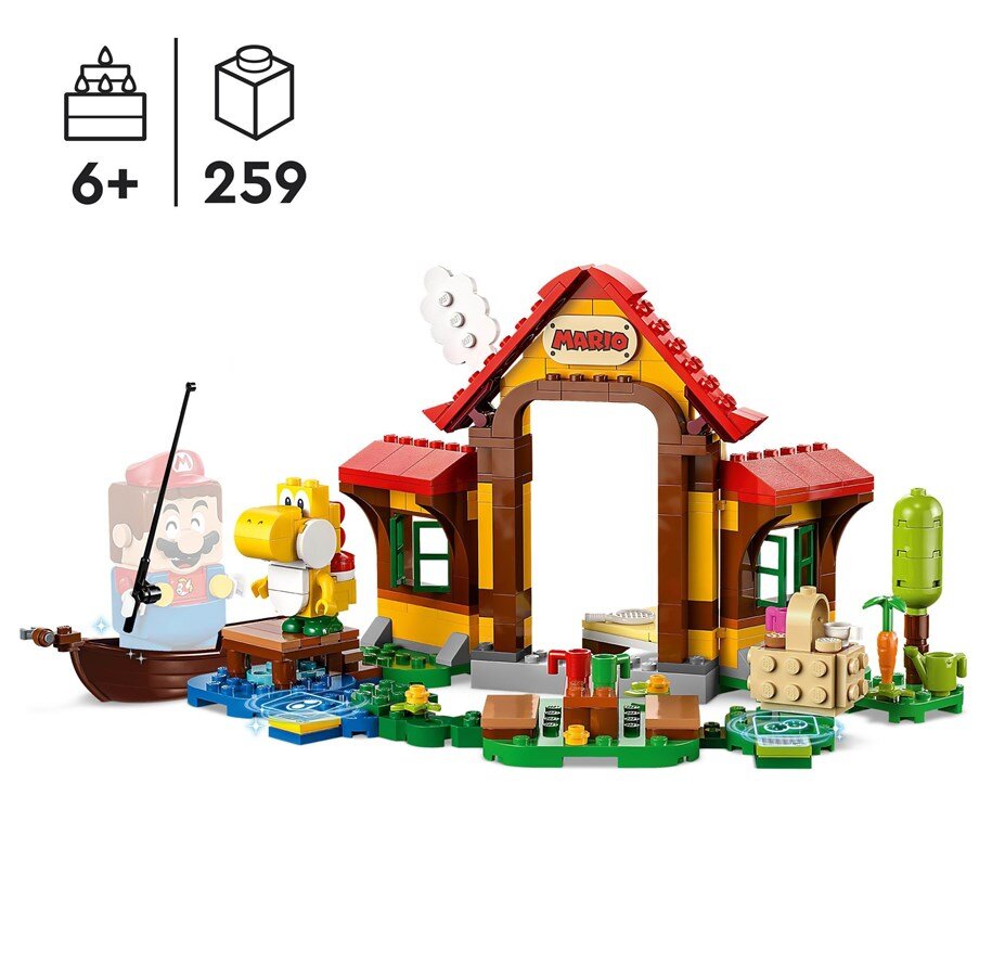 LEGO® Super Mario™ Picknick bei Mario Erweiterungsset 71422 Spielbereich, Spielzeug, Draußen