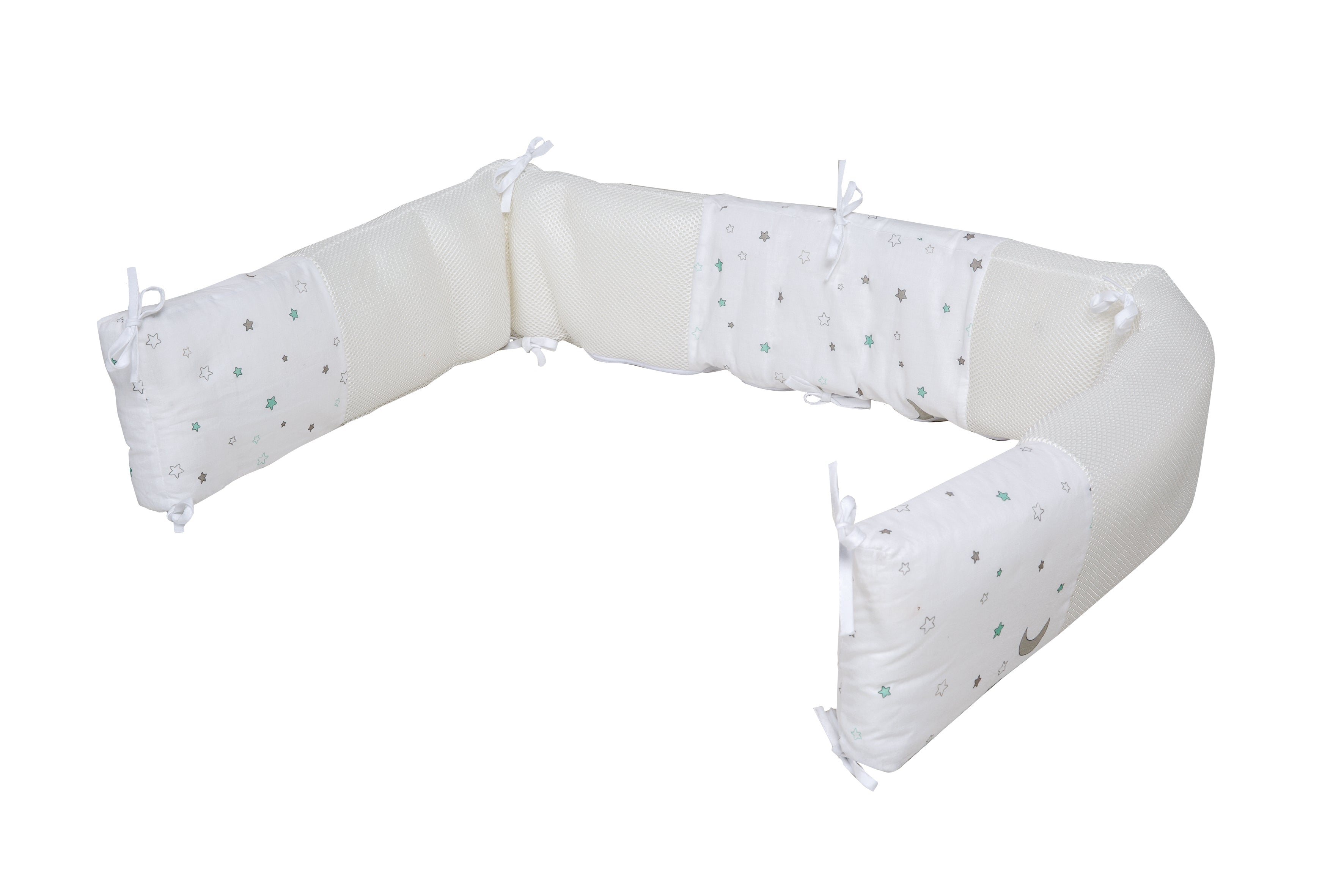 Roba 204087V209 Nestchen Easy Air Sternenzauber weiß – Bettenzubehör - Bild 1 Roba 204087V209 Nestchen Easy Air Sternenzauber weiß – Bettenzubehör - weiß - Bettenzubehör - Produktbild 1