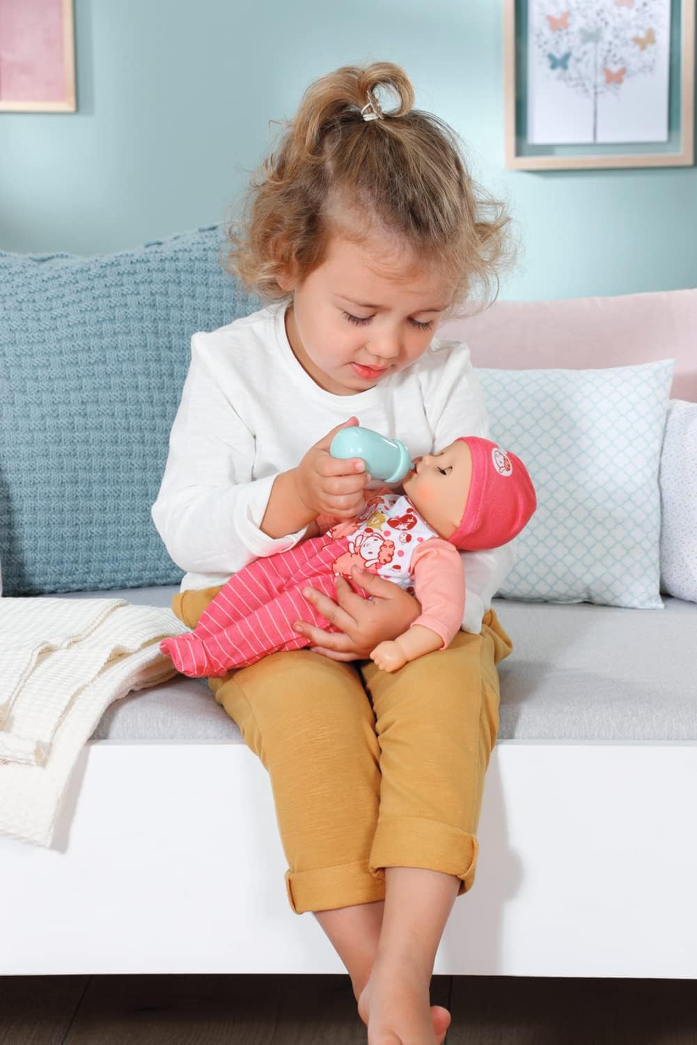 Baby, Person, Couch, Leute, Sitzen