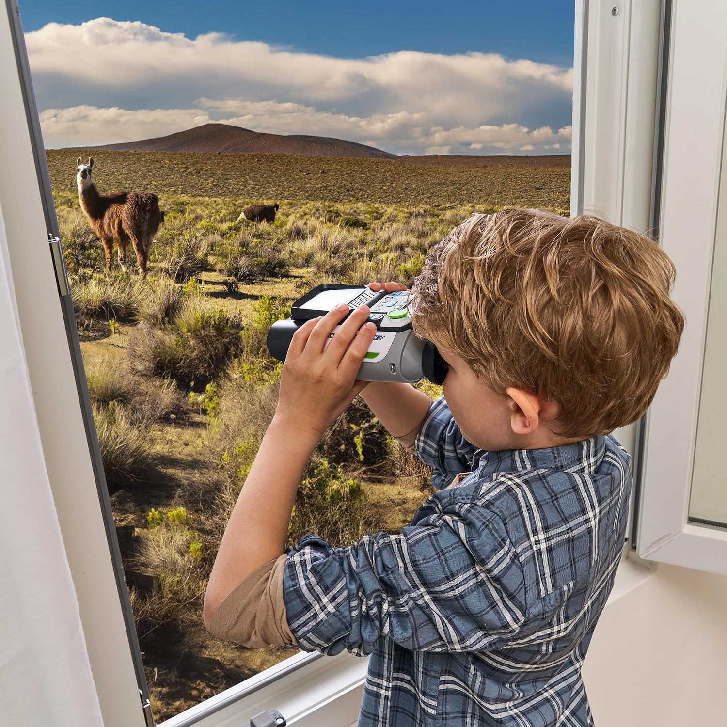 VTech Interaktives Video-Fernglas Photographie, Junge, Kind, Männlich, Person