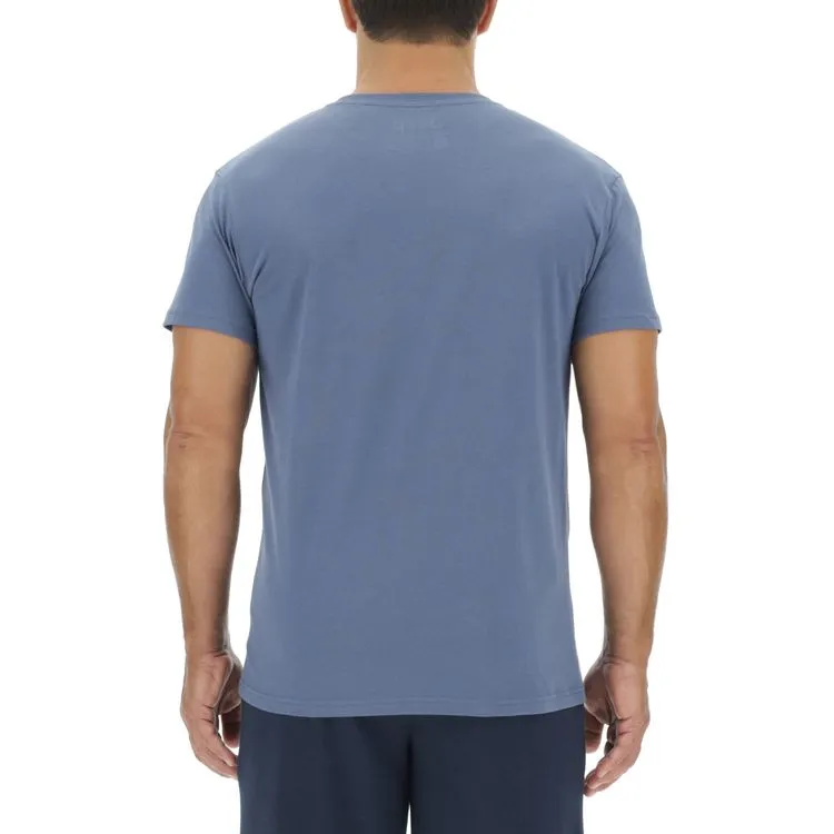 JEEP Herren T-Shirt O103218IN - Indigo mit großem Jeep-Logo GR. XXL