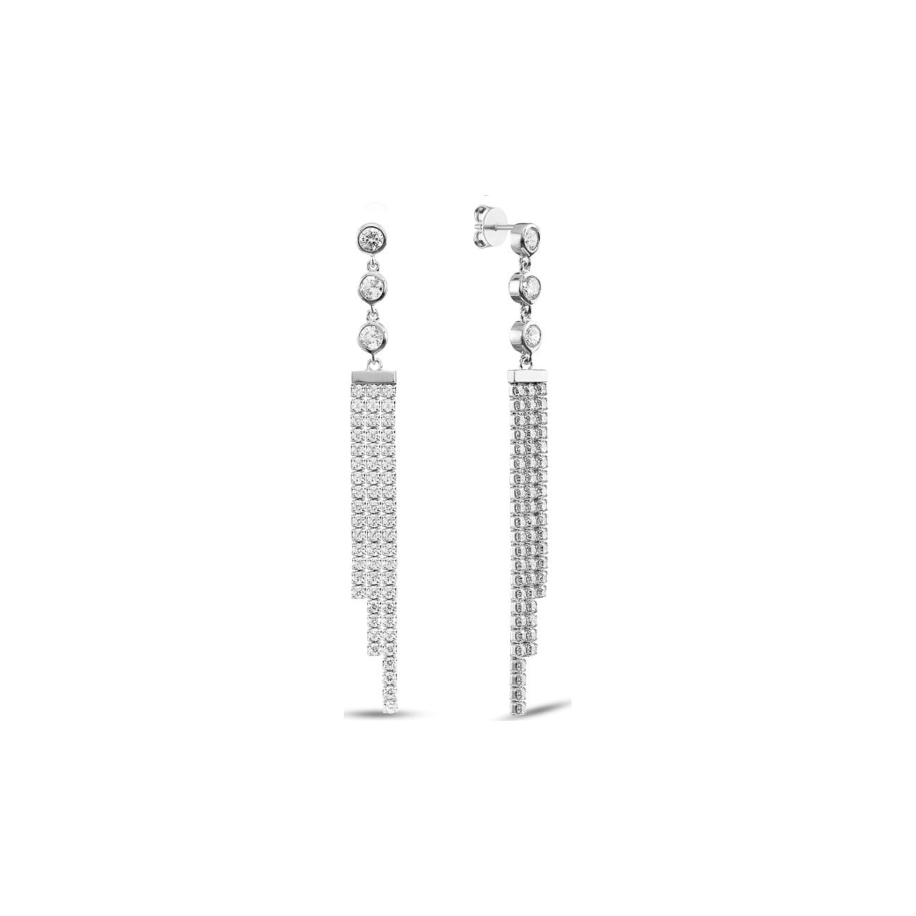JETTE S.88301099 OHRHÄNGER SILBER ZIRKONIA JETTE S.88301099 OHRHÄNGER SILBER ZIRKONIA