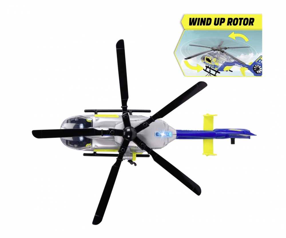 Dickie Toys Police Helicopter 10005193 Flugzeug, Hubschrauber, Transport, Fahrzeug