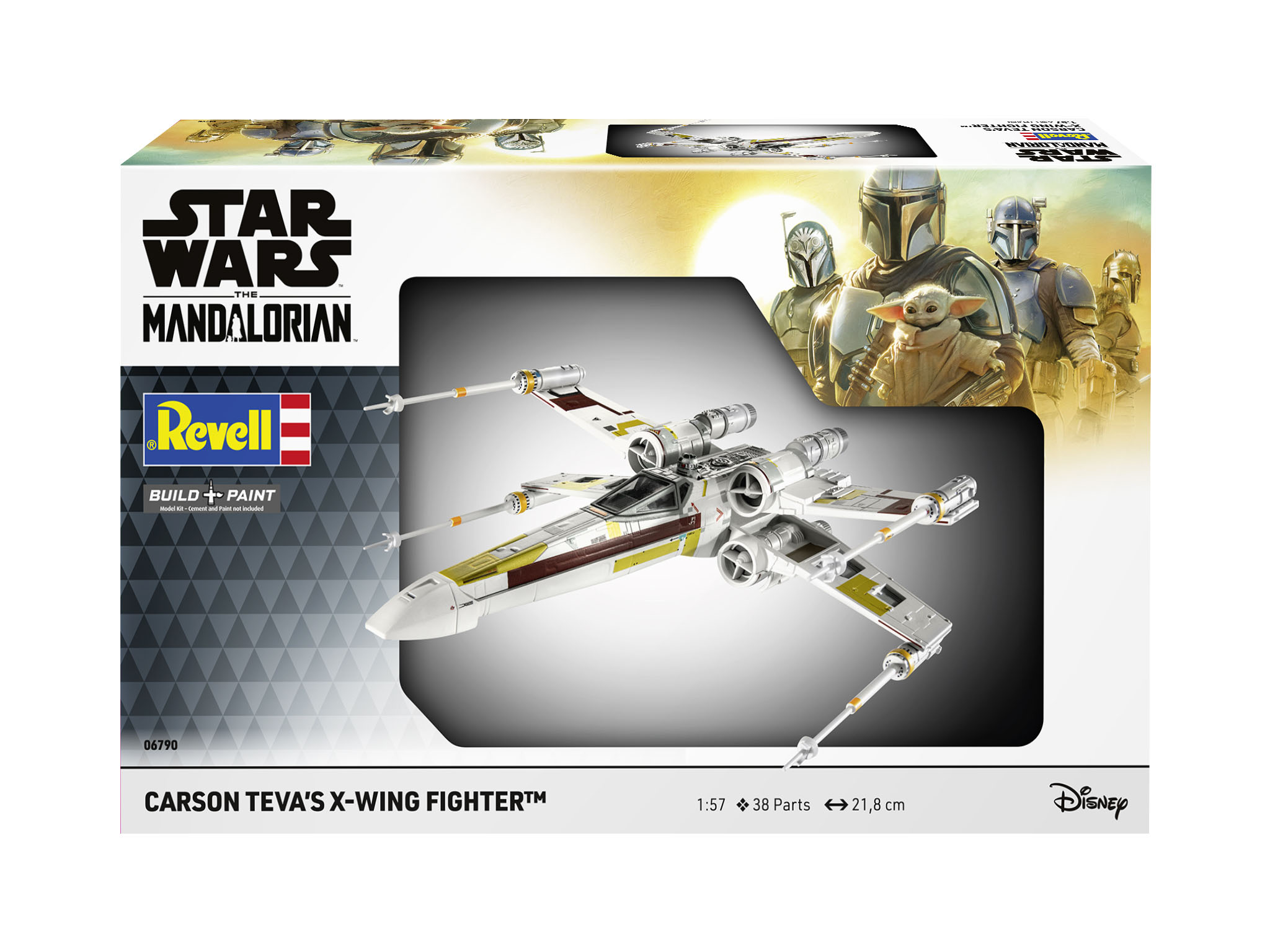 Revell 06790 Carson Teva's X-Wing Fighter Mandalorian Roboter, Person