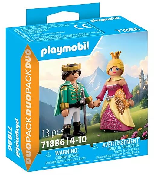 PLAYMOBIL 71886 Duopack Prinz und Prinzessin Märchenhaftes Figuren-Set für königlichen Spielspaß PLAYMOBIL 71886 Duopack Prinz und Prinzessin Märchenhaftes Figuren-Set für königlichen Spielspaß