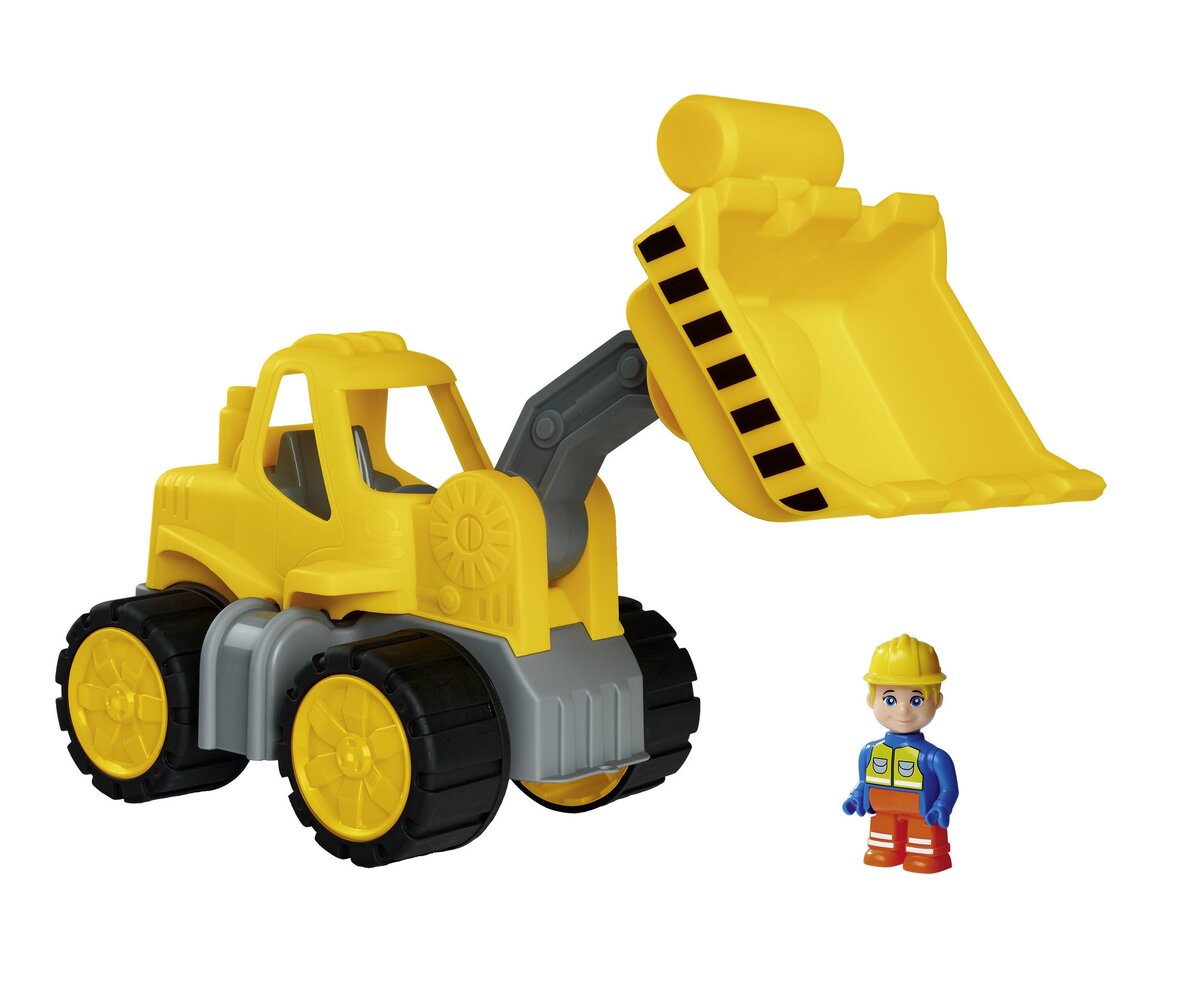 BIG Power Worker Midi Radlader (800054837) Schutzhelm, Maschine, Baby, Person, Bulldozer
