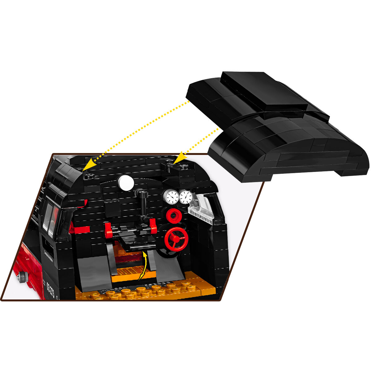 COBI 6286 - DR BR 03 STEAM Locomotive & Watercrane - Bild 14