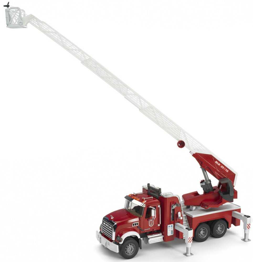 Bruder 02821 Mack Granite Feuerwehr Mit Drehleiter, Wasserpumpe + Light & Sound Modul Bruder, 02821, Mack, Granite, Feuerwehr, Mit, Drehleiter, Wasserpumpe, +, Light, &, Sound, Modul, Maschine, Rad, Transport, Fahrzeug, Lastwagen