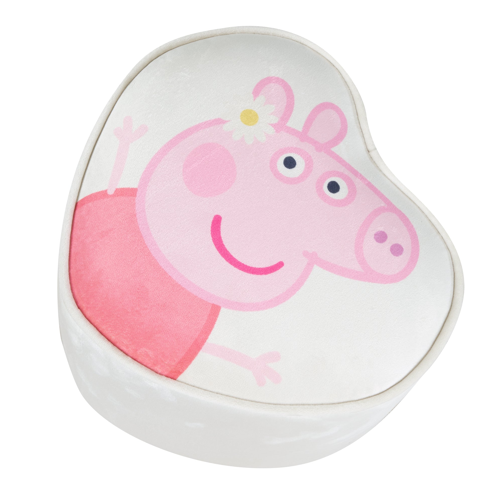 Roba 450135PP1 Kinderhocker in Herzform Peppa Pig beige – Spielmöbel - Bild 3 Roba 450135PP1 Kinderhocker in Herzform Peppa Pig beige – Spielmöbel - Produktbild 3