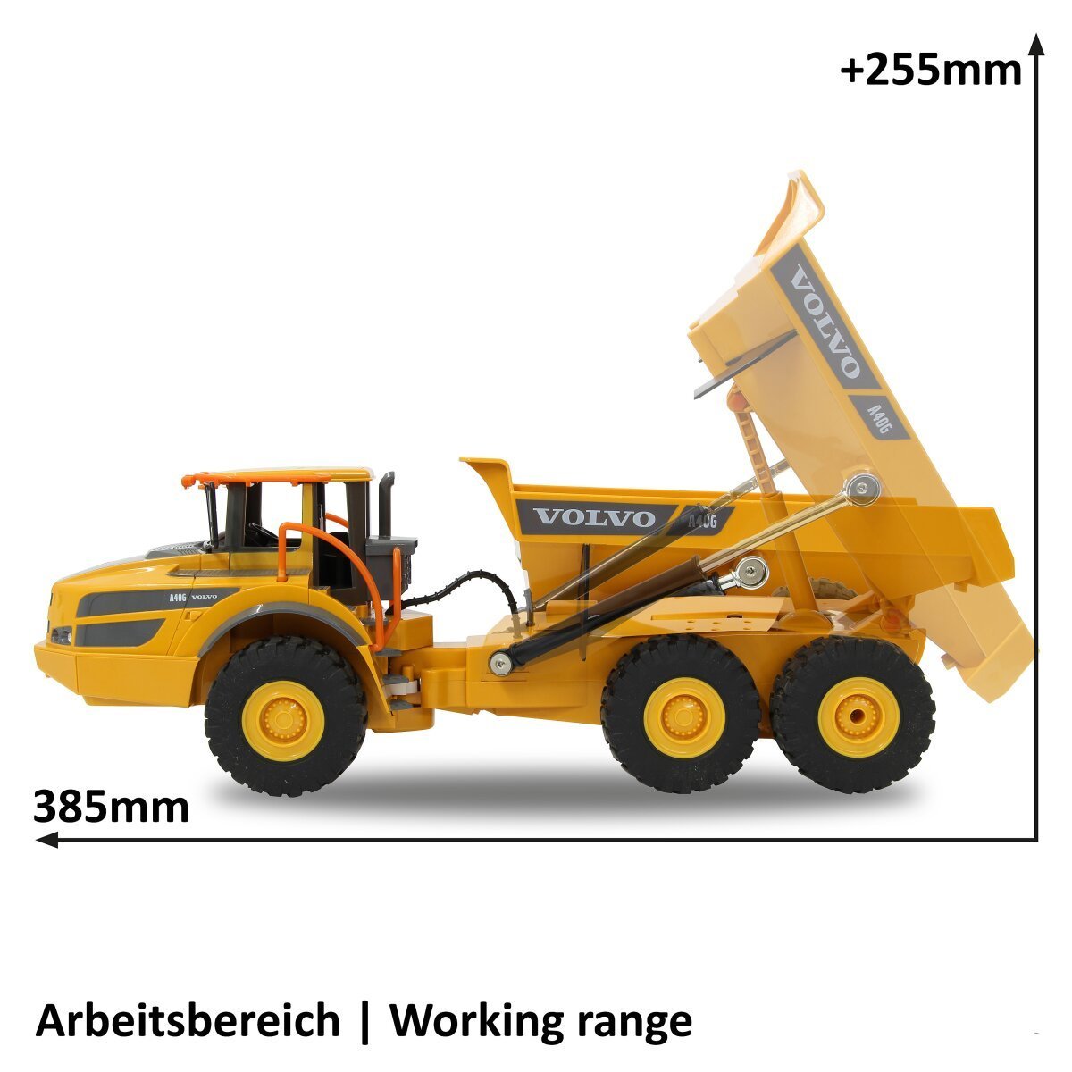 JAMARA Muldenkipper Volvo A40G 1:20 2,4GHz ab 6 Jahren