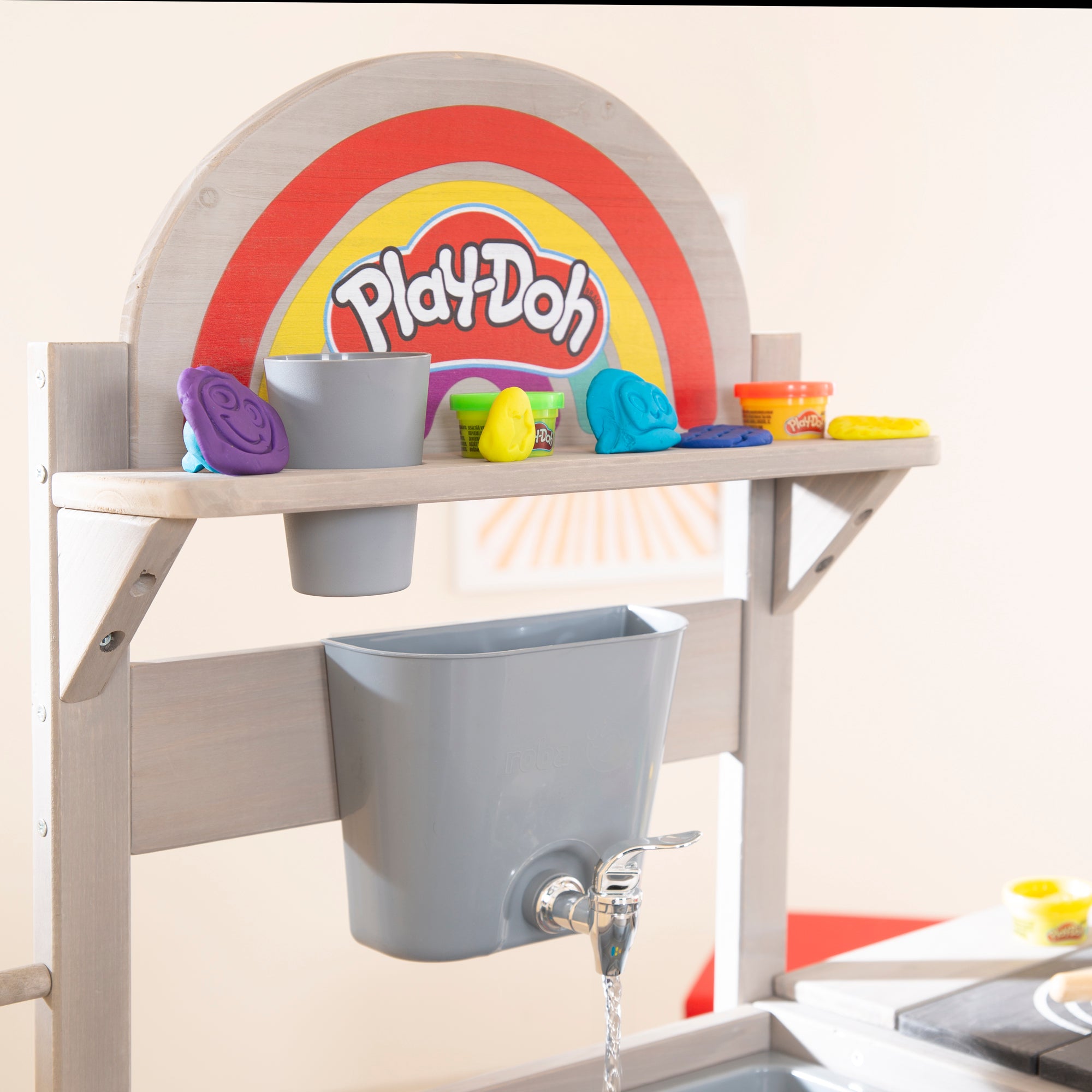 Roba 457047PD1ZU Matschküche roba x Play-Doh grau – Outdoor FSC - Bild 9 Roba 457047PD1ZU Matschküche roba x Play-Doh grau – Outdoor FSC - Produktbild 9