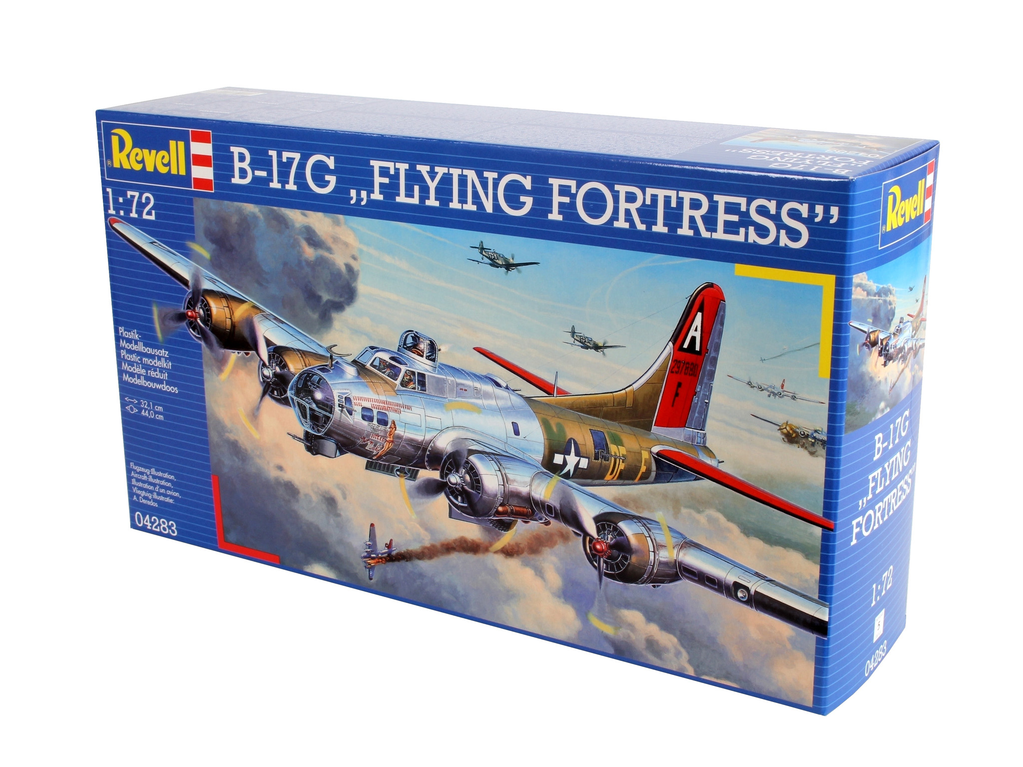 Revell 04283 B-17G "Flying Fortress" Modellbausatz Flugzeug, Bomber, Kampfflugzeug, Person