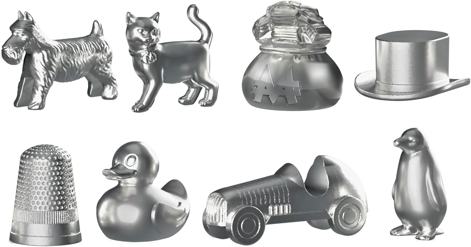 Monopoly Classic Refresh Tier, Vogel, Pinguin, Figur