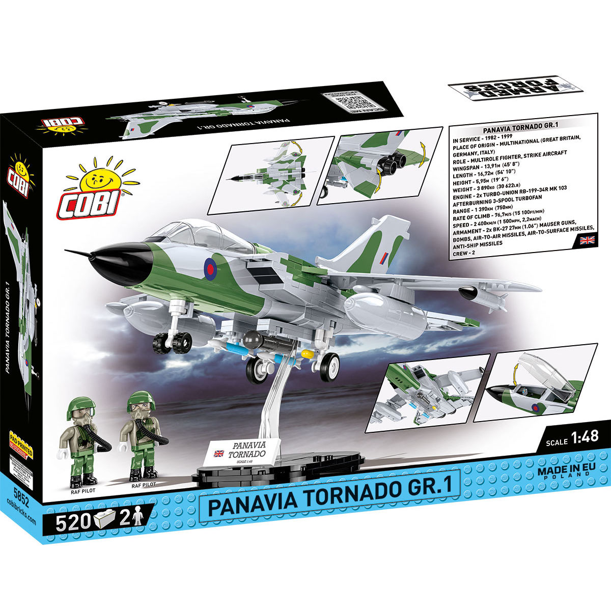 COBI 5852 - Panavia Tornado GR.1 SCALE 1:48 - Bild 2 COBI 5852 - Panavia Tornado GR.1 SCALE 1:48 - Bild 2
