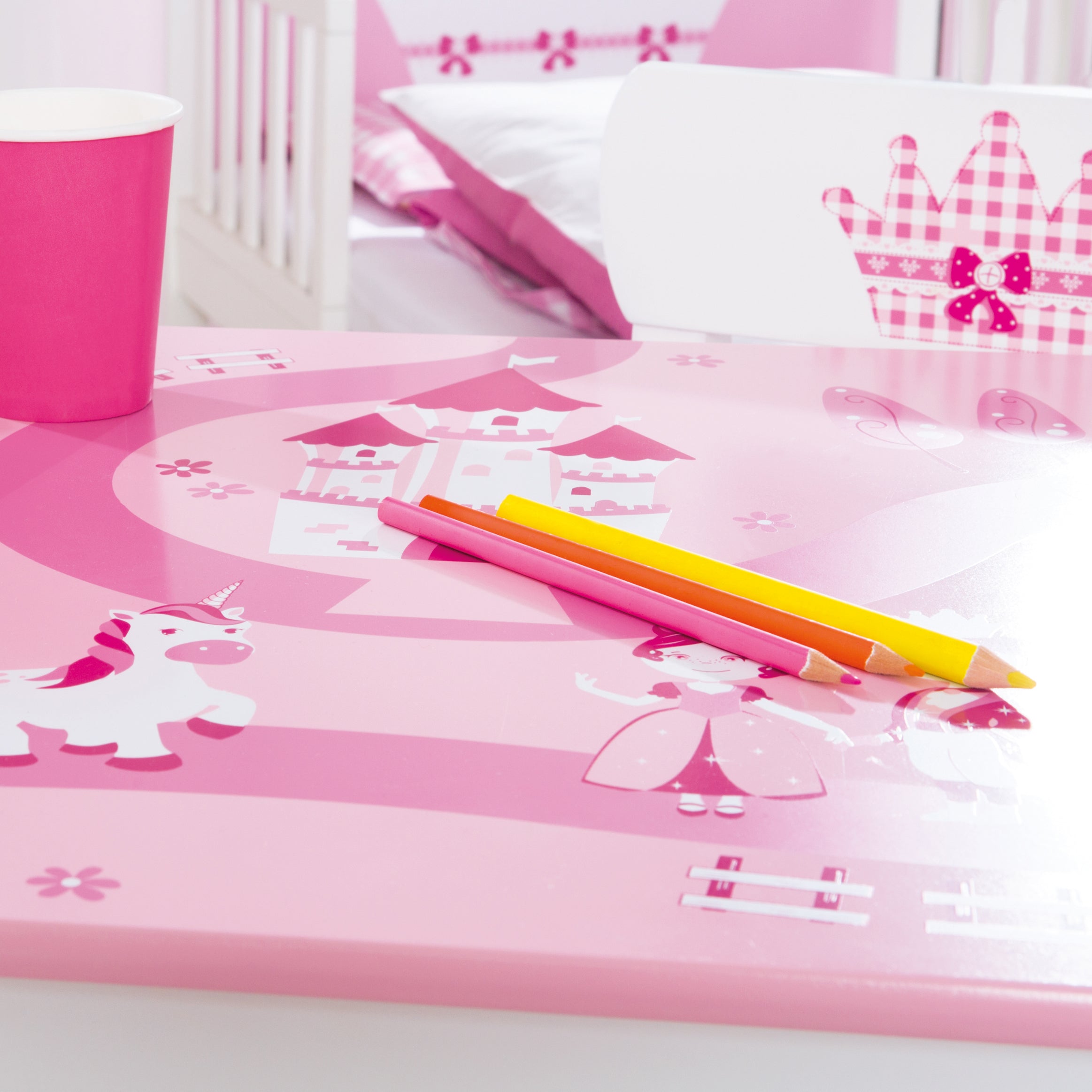 Roba 450018D332 Kindersitzgruppe Krone rosa – Spielmöbel - Produktbild 5