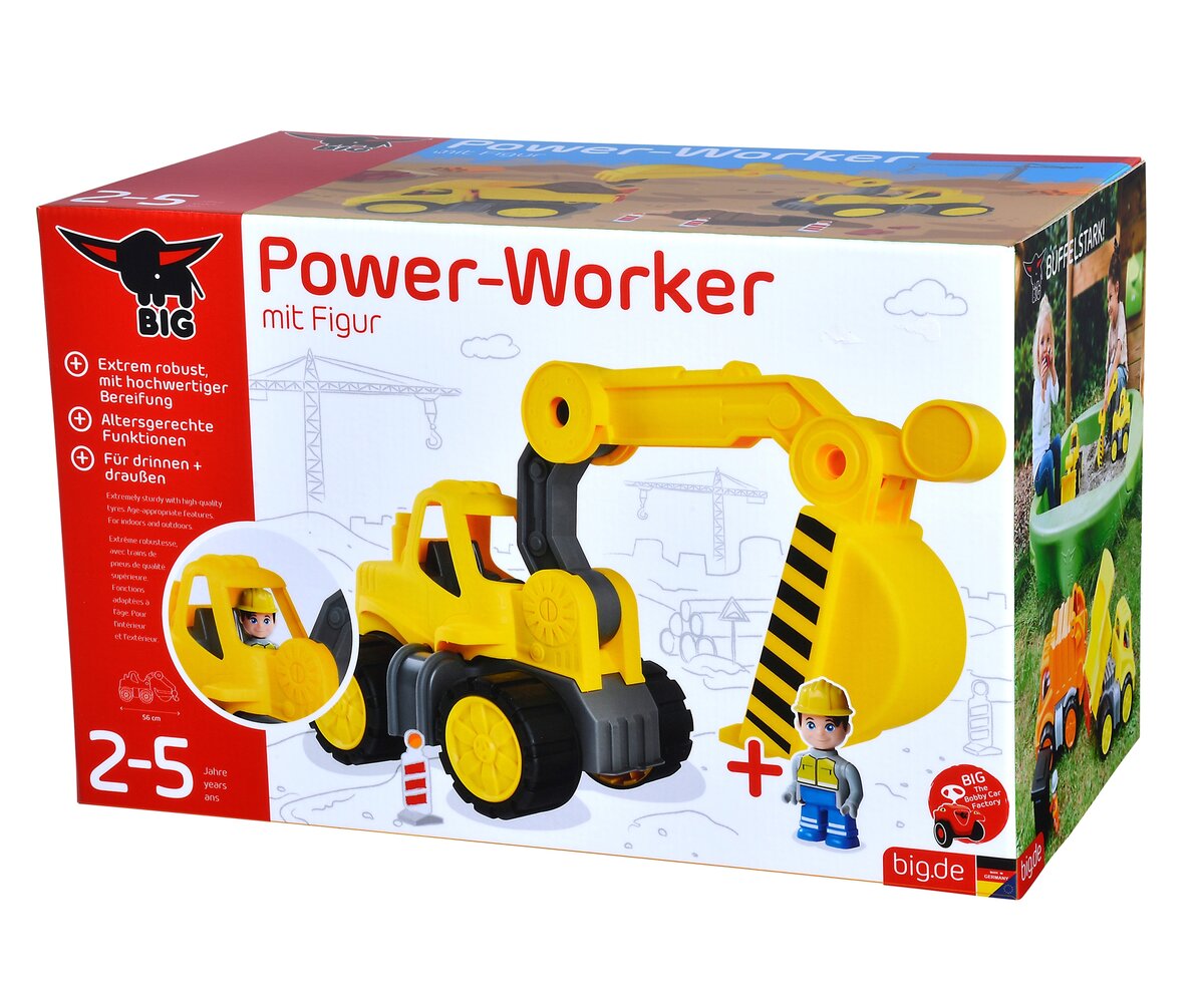 BIG Power Worker Midi Bagger (800054835) Person, Maschine, Rad