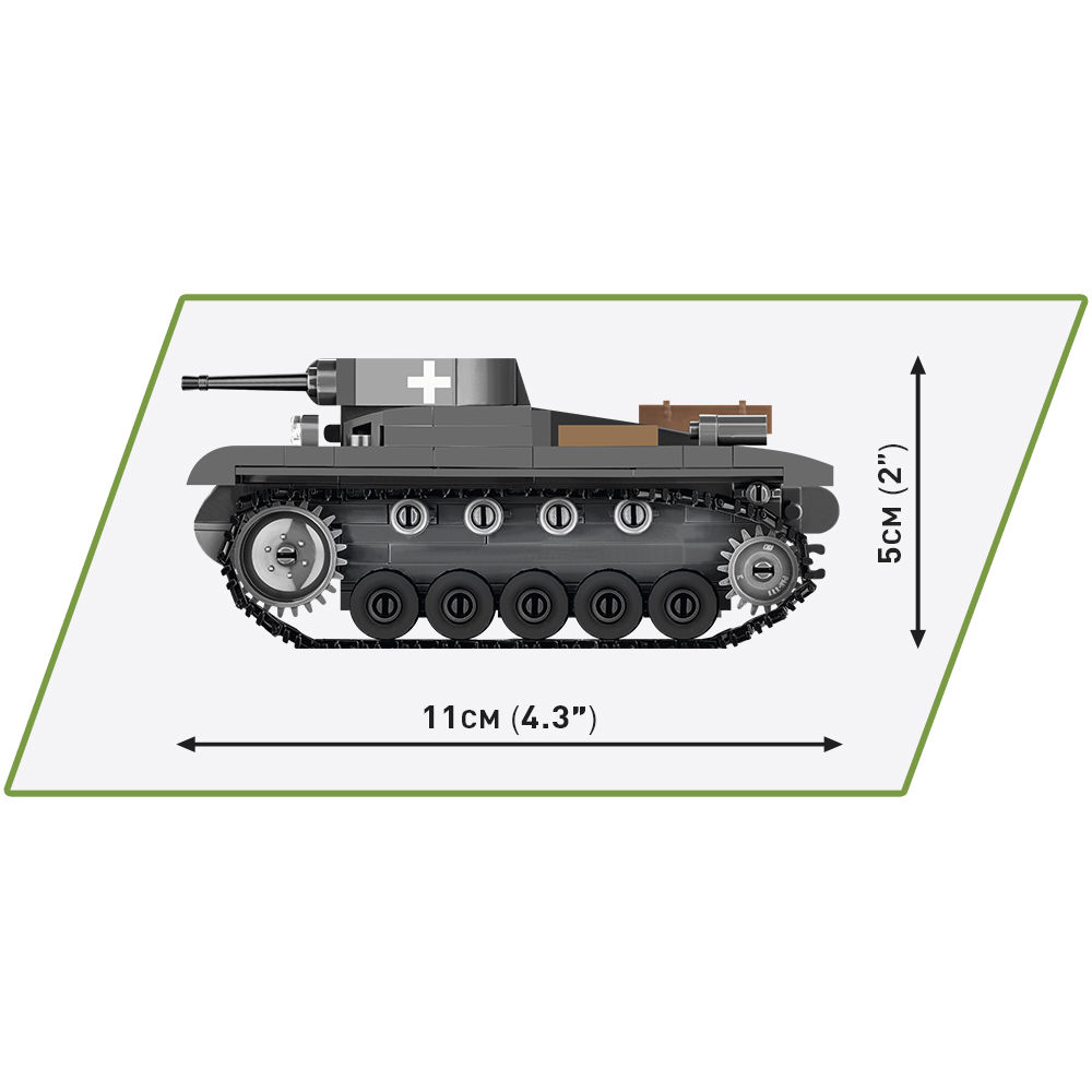 COBI 2718 - PANZER II AUSF.A - Bild 5 COBI 2718 - PANZER II AUSF.A - Bild 5