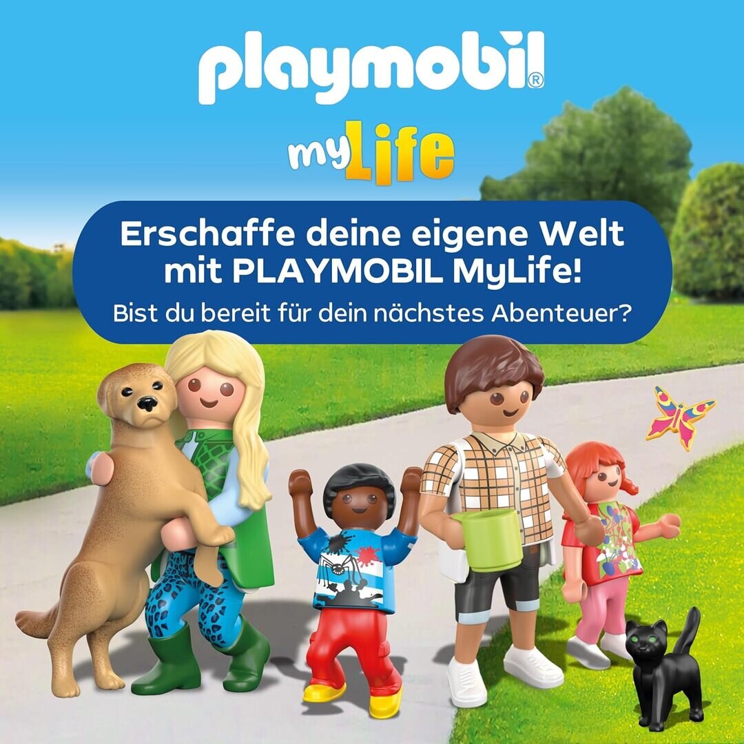 PLAYMOBIL 71809 Cabrioausflug Gras, Pflanze, Person, Leute, Werbung