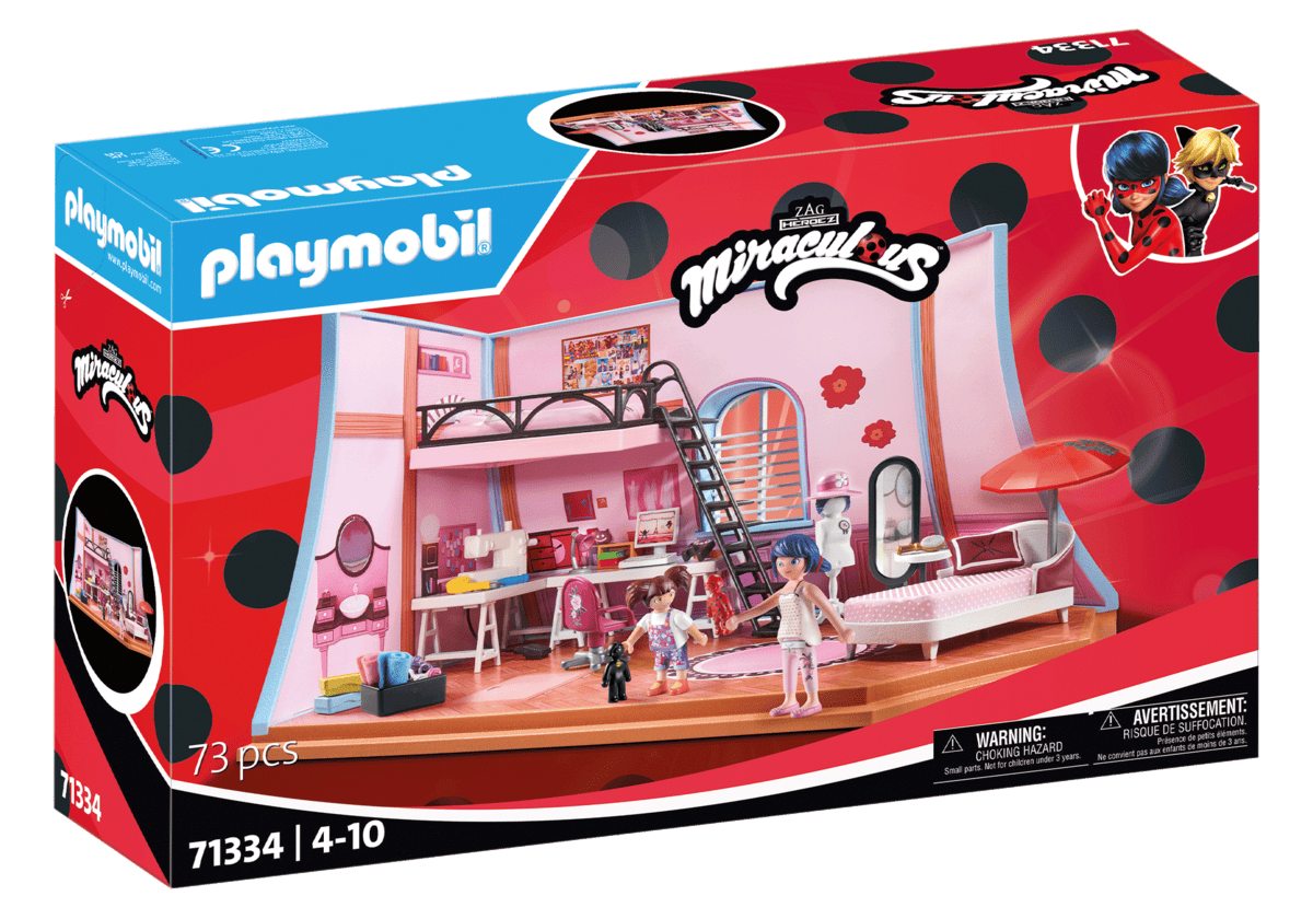PLAYMOBIL 71334 Miraculous: Marinettes Loft PLAYMOBIL, 71334, Miraculous, Marinettes, Loft, Person, Kind, Weiblich, Mädchen, Drinnen