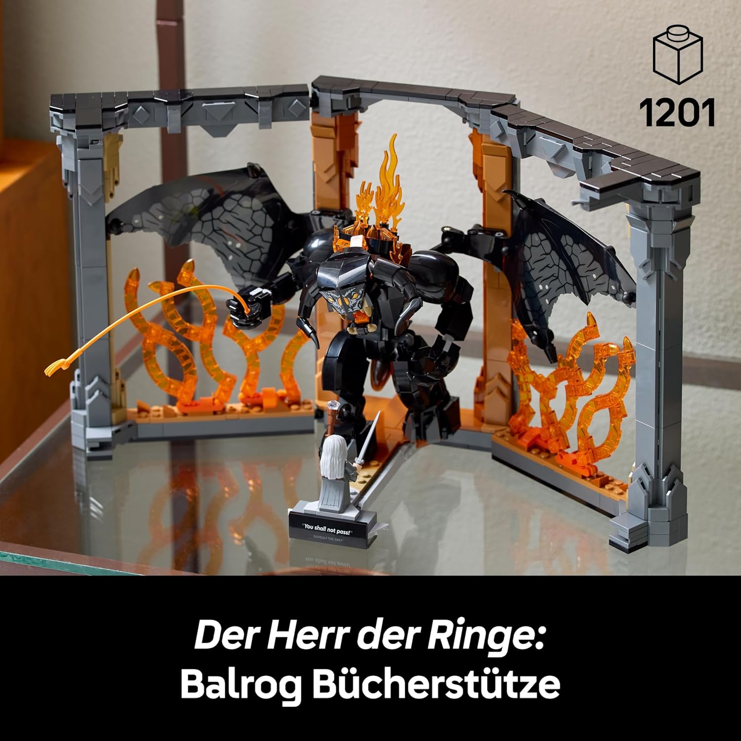 LEGO® Icons 10367 Herr der Ringe Buchstütze Spielzeug