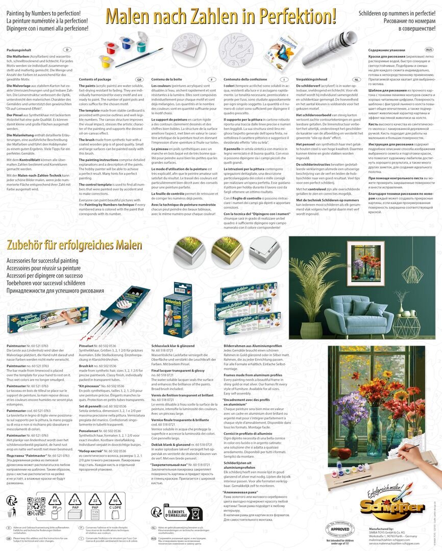 Schipper Mnz - Blumenliebe - Romantisches Blumenmotiv Zum Selbstgestalten 609130905 Werbung, Plakat, Seite, Text