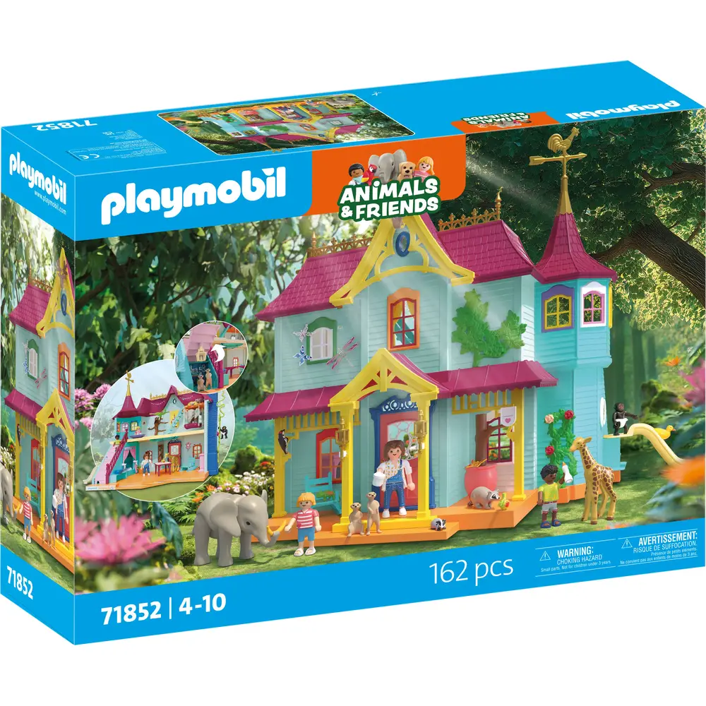 PLAYMOBIL, 71852, Kunterbunte, Tiervilla PLAYMOBIL 71852 Kunterbunte Tiervilla